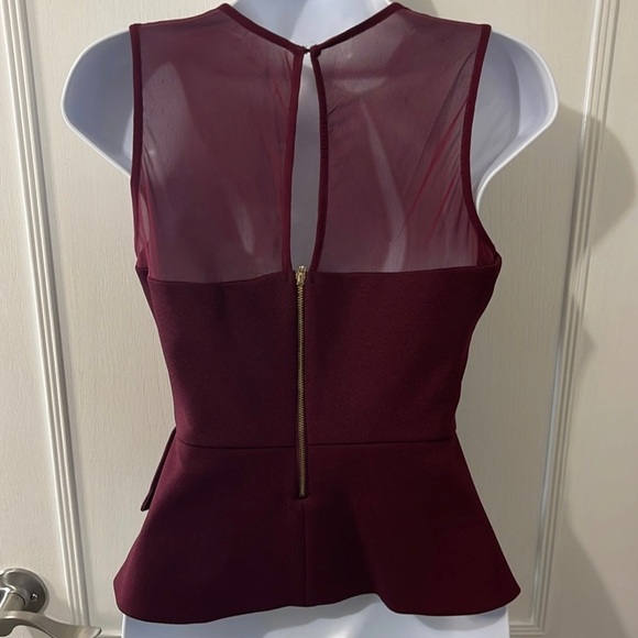 XOXO asymmetrical peplum top Sz S - Picture 2 of 3